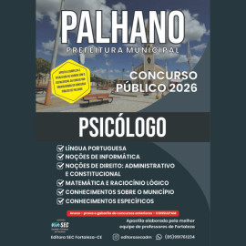 Palhano -Ce 2026  Psic�logo 