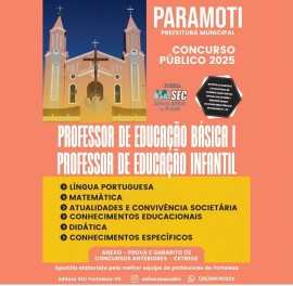 Paramoti -Ce. 2025  Professor de Educa��o infantil 