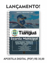 Pdf  Apostila preparatria Prefeitura de Tiangu Guarda Municipal digital aps edital  