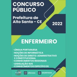 Alto Santo 2022  Enfermeiro 