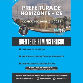 HORIZONTE 2023 : Agente Administrao