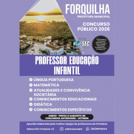 Forquilha -ce  2026  Pedagogo Anos iniciais 