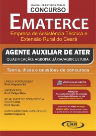 APOSTILA CONCURSO EMATERCE AGENTE AUXILIAR DE ATER  QUALIFICAO AGROPECURIA/AGRICULTURA /2018 