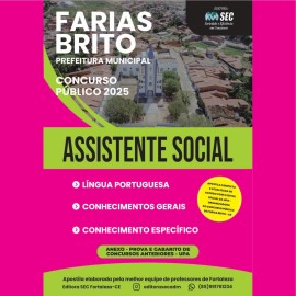 Farias Brito 2025 Assistente Scial 