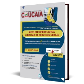 CAUCAIA 2023 Auxiliar Operacional Auxiliar de servios  editora elaborar 