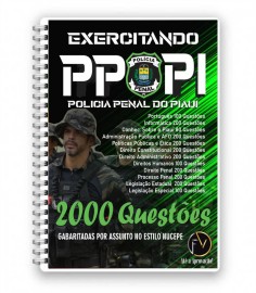 2.000 questes gabaritadas para Policia Penal Piau edio 2024 