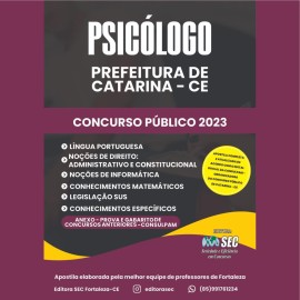 CATARINA-CE 2023 Psiclogo 