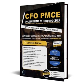 2 Tenente do Quadro de Oficiais Combatentes da Polcia Militar - QOPM DA PMCECFO 2022 editora elaborar