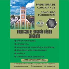 CAUCAIA 2023 Professor de educao bsica  ; GEOGRAFIA   