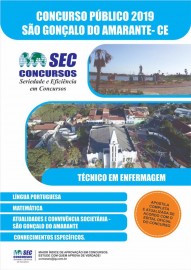 SO GONALO :Tcnico de Enfermagem 