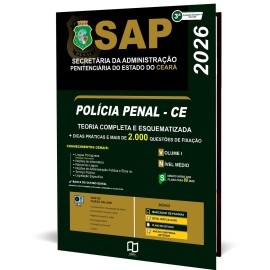 Apostila Policia Pena do Ceara` Teoria e Quest�es edi��o 2026 editora Editora elaborar 