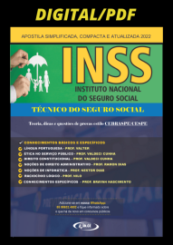 pdf .Tcnico do Seguro Social - Manual Simplificado - Teoria, dicas e questes cebraspe -Apostila INSS Digital/PDF 2022