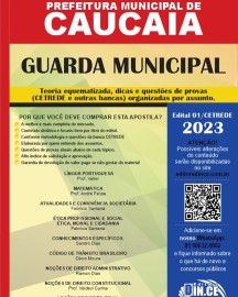 .Guarda Municipal - apostila prefeitura de Caucaia (PMC) Teoria e questes 2023