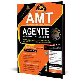 Amt Agente Municipal de Trnsito de Eusbio edio 2025. Editora elaborar aps edital 