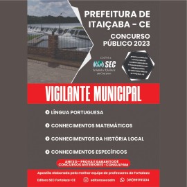 ITAIABA 2023 VIGILANTE MUNICIPAL 