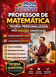Pnd  Prova Nacional Docente  Prof. Matem�tica edi��o 2026