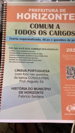 Comum a todos- apostila prefeitura de Horizonte 2023