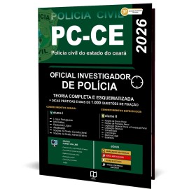 Pcce 2026. Oficial Investigando 