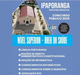 Ipaporanga-Ce  2025 N�vel superior �rea Sa�de 