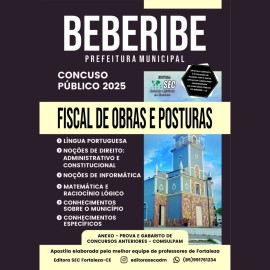 Beberibe 2025 Fiscal de Obras e Posturas 