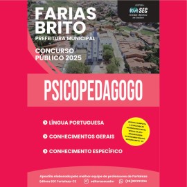 Farias Brito 2025. Psicopedagogo 