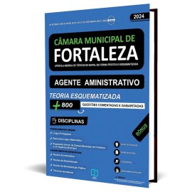 Agente Administrativo - Apostila CMF Cmara Municipal de Fortaleza 2024 editora  editora elaborar concurso 