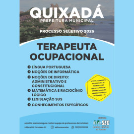 Quixada -ce 2026 Terapia Ocupacional 