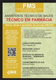 Assistente Tcnico de Sade (Tcnico em Farmcia) apostila FMS Teresina - Teoria e questes IDECAN 2024