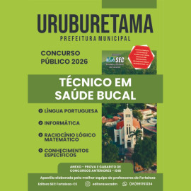 Uruburetama -Ce 2026 T�cnico em Sa�de Bucal 
