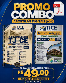 PDF Kit  Tj atualizado t�cnico judici�rio �rea  judici�ria  digita