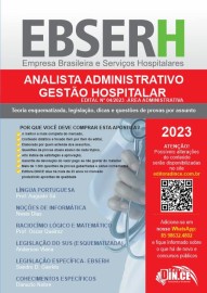Apostila Gesto Hospitalar (Administrao) Ebserh 2023- Impressa