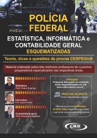 .ESTATSTICA, INFORMTICA e CONTABILIDADE GERAL ESQUEMATIZADAS (PF  POLCIA FEDERAL) 2018 