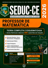 Seduc -Ce 2026   Prof de Matem�tica editora elaborar