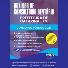 CATARINA 2023 Auxiliar de Consult�rio Dent�rio