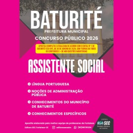 Baturit� 2026. Assistente Social 