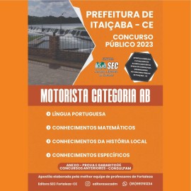 ITAIABA 2023  Motorista cat A-B   Nvel Fundamental 