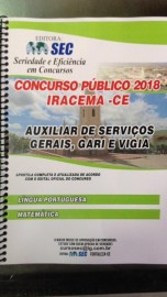 IRACEMA : AUXILAR de Servios Gerais , Gari e Vigia