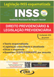 ..Legislao Previdenciria - Apostilo INSS Esquematizado - Teoria, Legislao consolidada e atualizada, Dicas e questes CEBRASPE