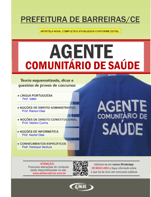 PDF) FORMAÇÃO DO AGENTE COMUNITÁRIO DE SAÚDE: VIVÊNCIA