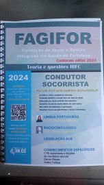 Disponvel para envio Condutor Socorrista - apostila FAGIFOR - Teoria e questes IBFC 2024