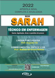 ..Tcnico de Enfermagem apostila SARAH - Teoria esquematizada e questes de provas 2022 - IMPRESSA