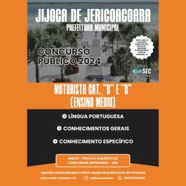 JIJOCA de JERICOACOARA Motorista Cat B - D  ( Ensino Mdio )