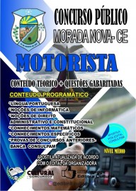 Morada Nova 2021 ;  Motorista editora Cultural 