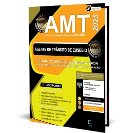 Amt Agente Municipal de Trnsito de Eusbio edio 2025. Editora elaborar 