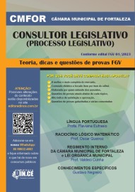  Consultor Legislativo (Processo Legislativo) Apostila CMF Cmara Municipal de Fortaleza 2024  disponvel 