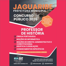 Jaguaribe -ce 2026  Prof de Historia 