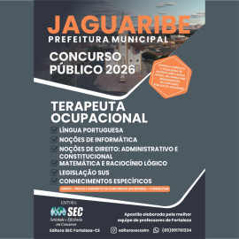 Jaguaribe-Ce 2026 Terapia Ocupacional 