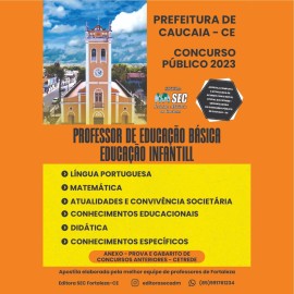 CAUCAIA 2023 Prof. de Educao Bsica Educao Infantil  