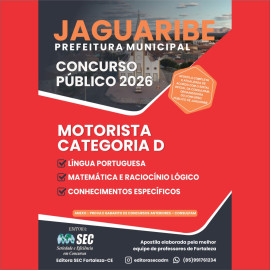 Jaguaribe -Ce 2026  Motorista  editora Sec 
