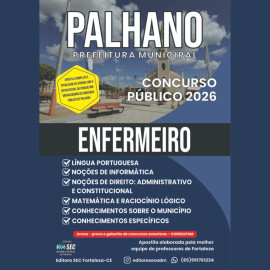 Palhano -Ce 2026 Enfermeiro  editora sec 